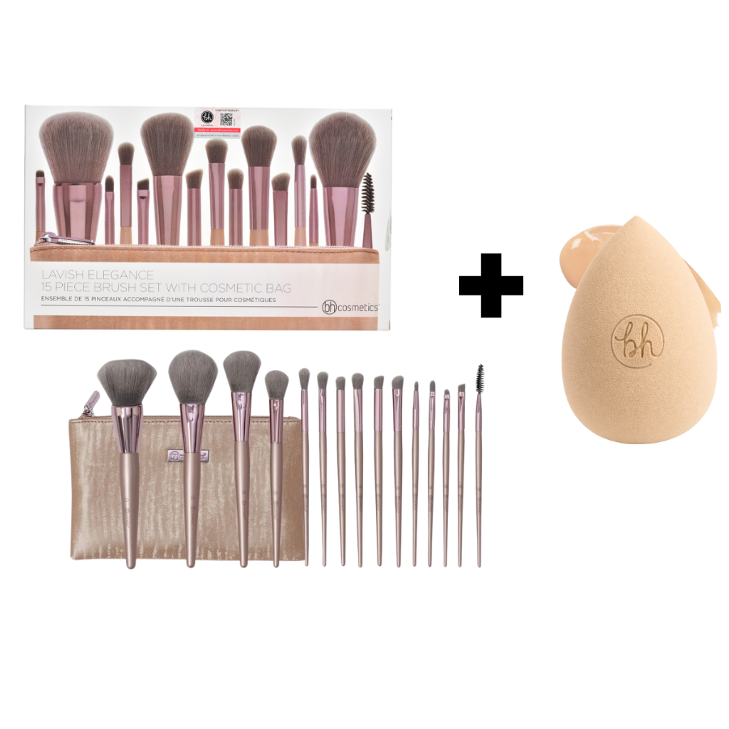Các Bước Trang Điểm Chỉ Với Một Bộ Cọ BH Cosmetics Và Một Chiếc Mút